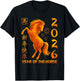 Chinese New Year 2026 Year of The Horse Lunar New Year 2026 T-Shirt - T-Shirt | Black