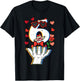 Number 6 Valentines Day 6 7 Meme Matching Kids Boys Youth T-Shirt - T-Shirt | Black