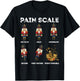 Pain Scale Xmas Nutcracker Soldiers Funny Pain Assessment T-Shirt - T-Shirt | Black
