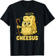 Funny Christian Shirts Crazy Cheesus Religious Gifts Cheese T-Shirt - T-Shirt | Black