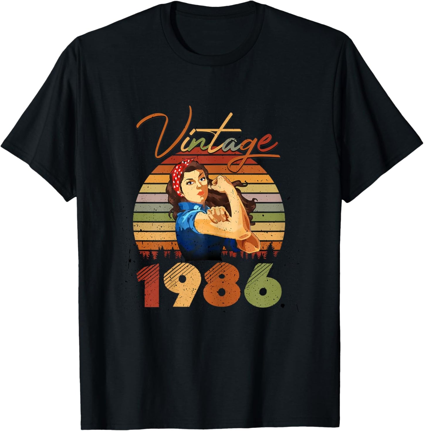 40th Birthday Gift Limited Edition Born in 1986 40 Yrs Old T-Shirt - T-Shirt | Black