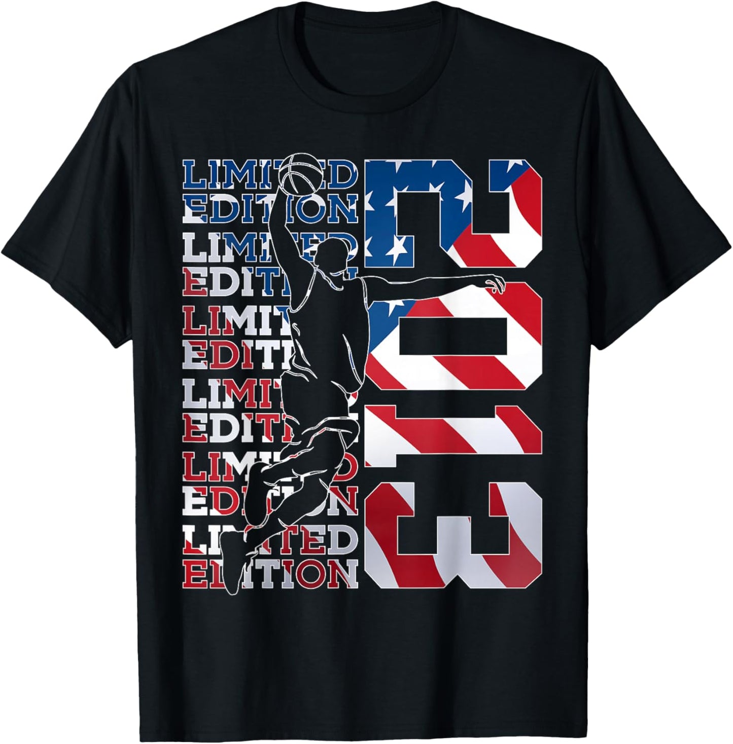 Limited Edition 2013 Basketball 13TH Birthday T-Shirt - T-Shirt | Black