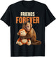 Baby Monkey Punch Friends Forever T-Shirt - T-Shirt | Black
