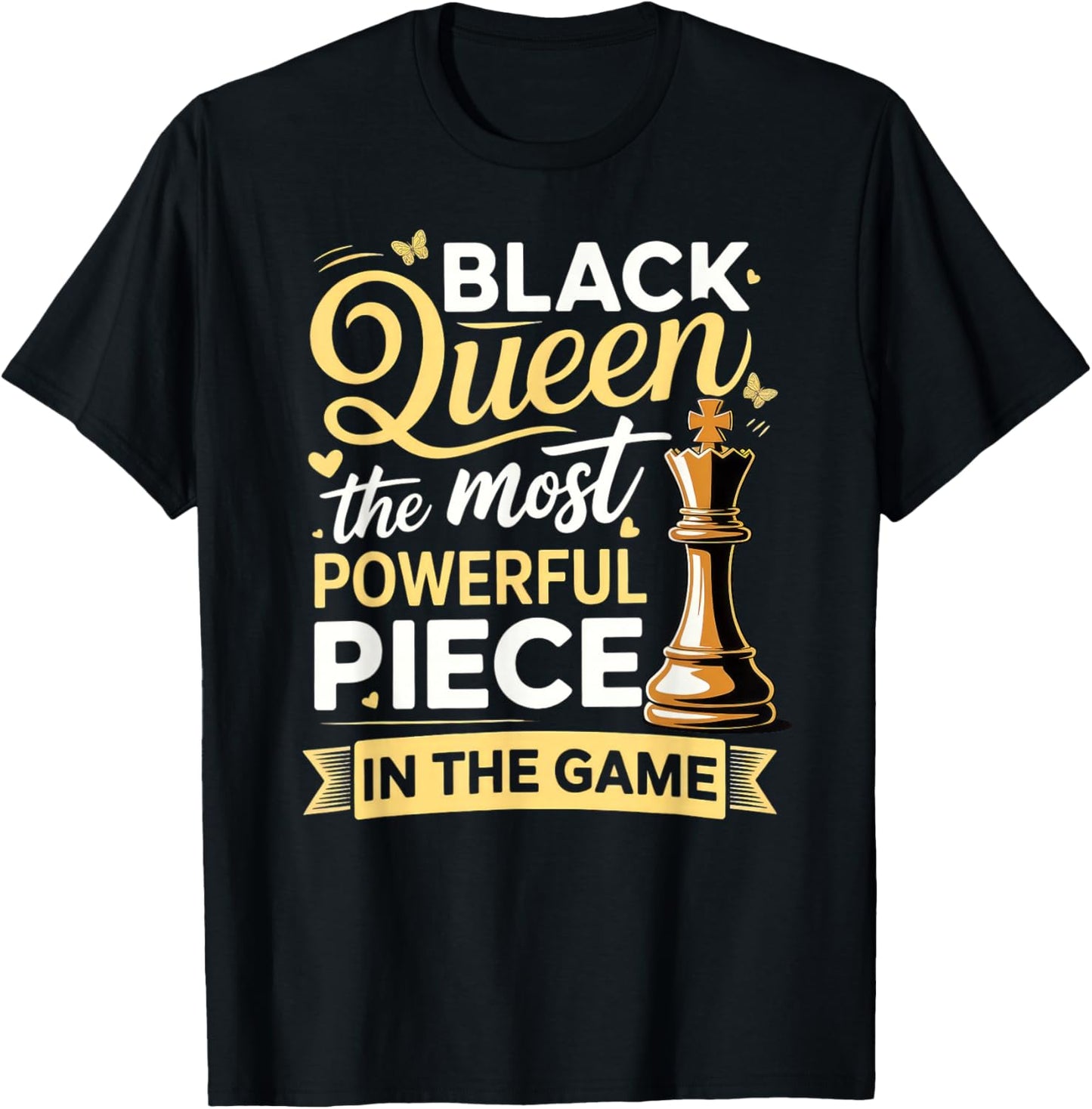 Black Queen Chess Black History Shirts T-Shirt - T-Shirt | Black