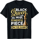 Black Queen Chess Black History Shirts T-Shirt - T-Shirt | Black