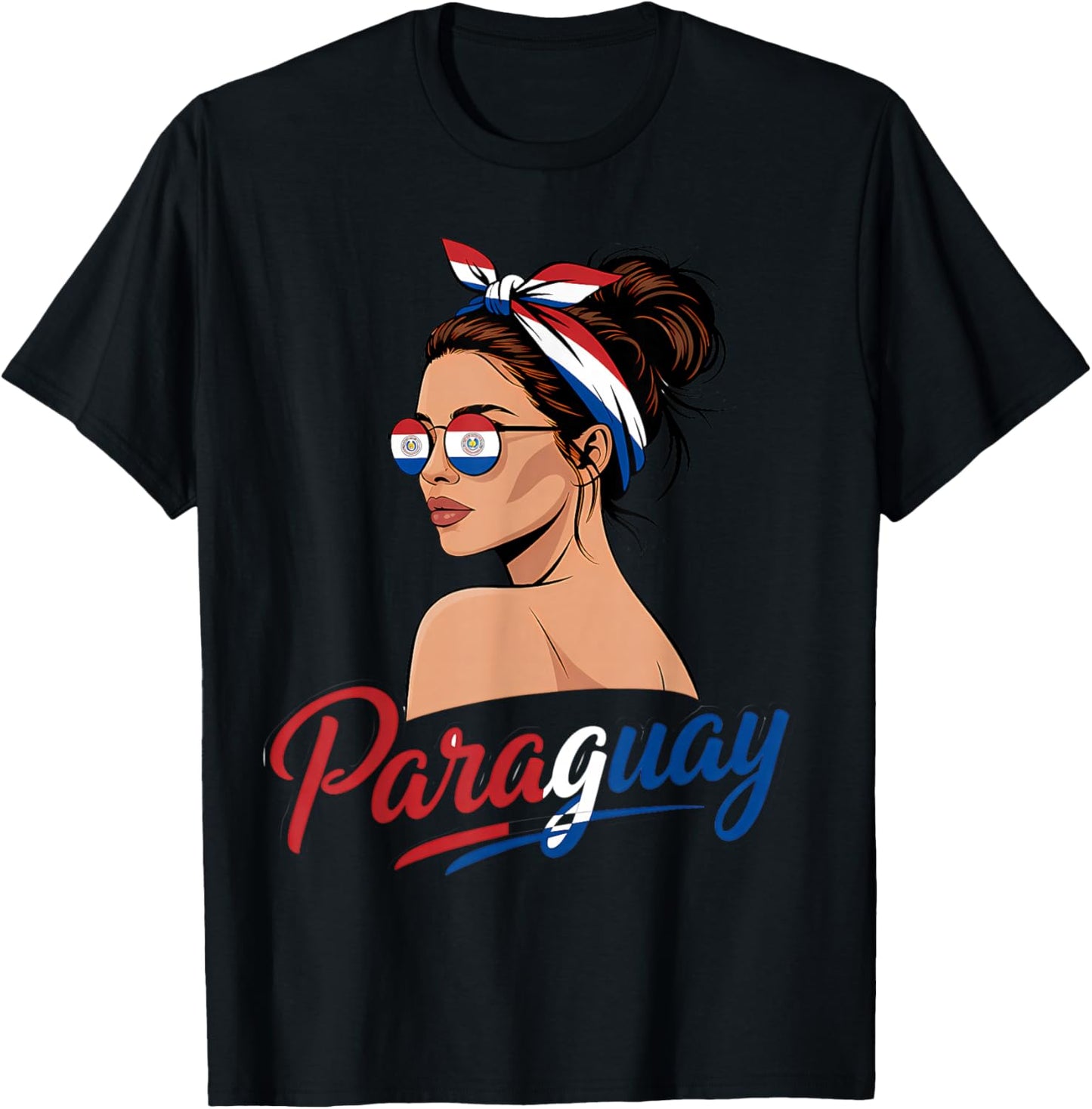 Paraguay Roots Paraguayan Flag T-Shirt - T-Shirt | Black
