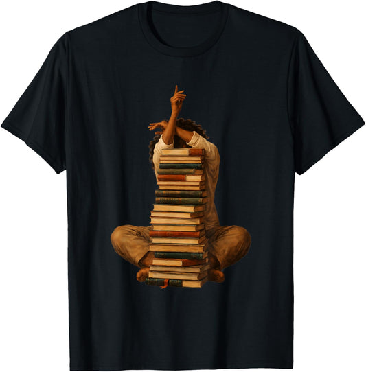Melanin Reader T-Shirt - T-Shirt | Black