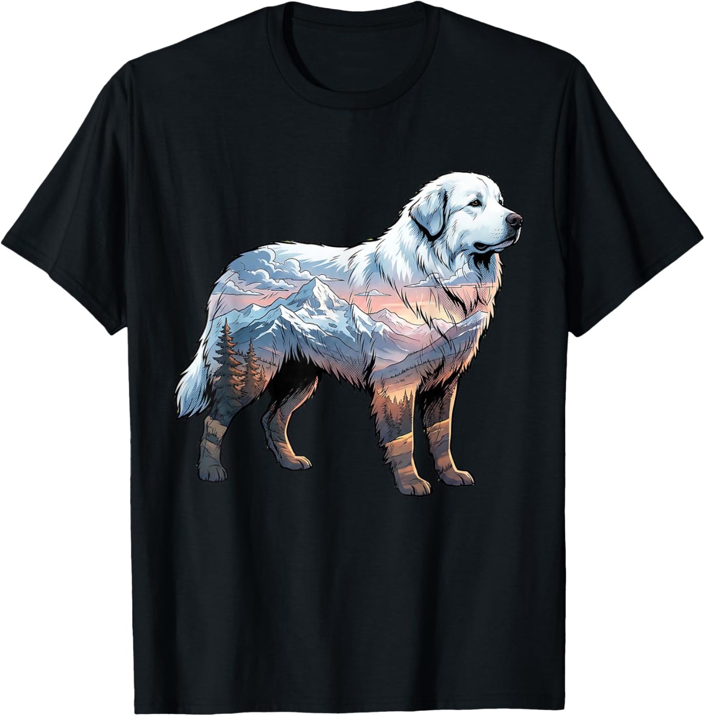 Great Pyrenees T-Shirt - T-Shirt | Black