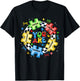 You are Loved Unique Coquette Bow Autism Awareness Girl Kid T-Shirt - T-Shirt | Black