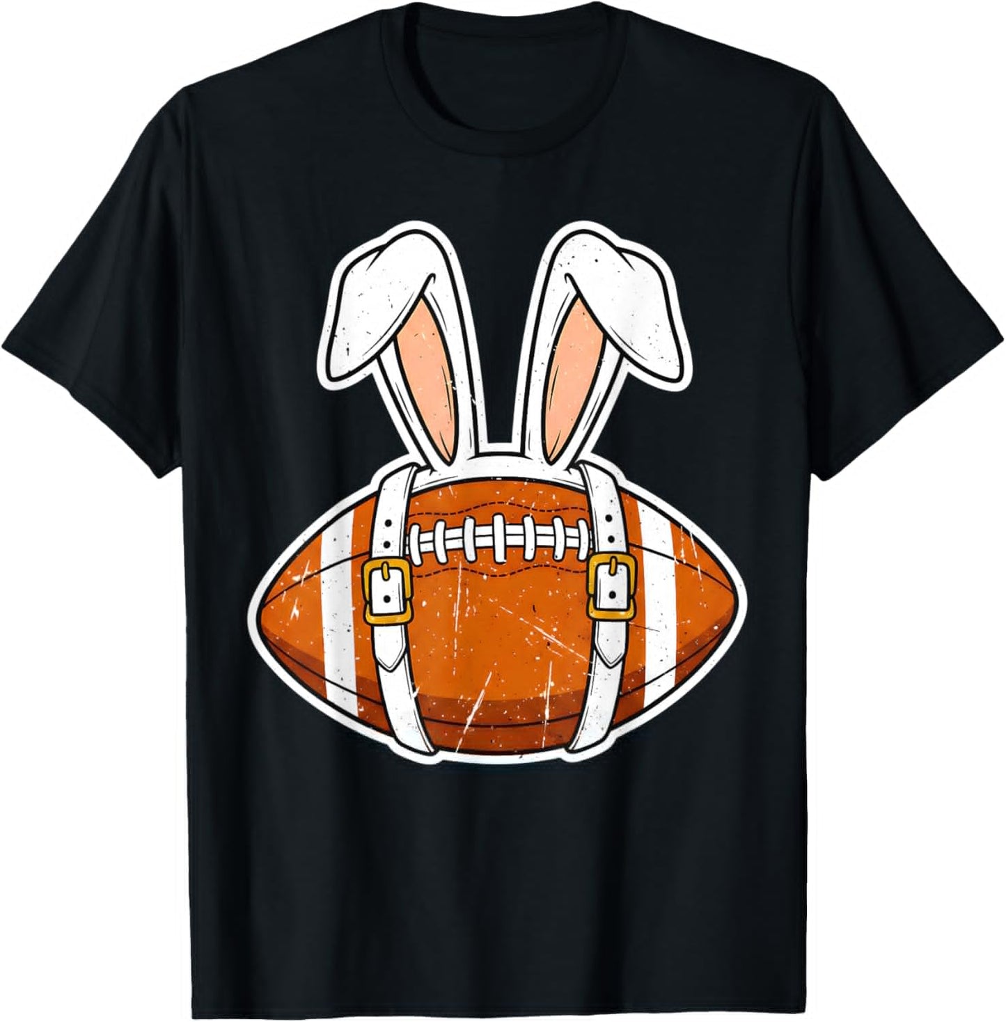 Easter Ears American Football Bunny Boys Men T-Shirt - T-Shirt | Black