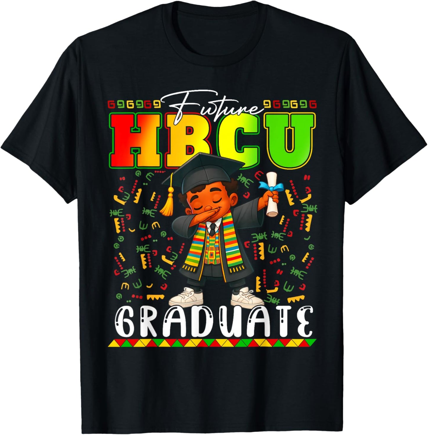 Future HBCU Graduate Black History Month College Boy Girl T-Shirt - T-Shirt | Black