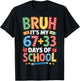 Bruh Its My 67 33 Days of School Funny Kids 100th Day T-Shirt - T-Shirt | Black
