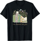 I'm Booked Tonight Cozy Floral Book Lover Graphic T-Shirt - T-Shirt | Black