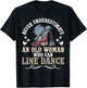 Old Woman Who Can Line Dance Line Dancer Line Dancing T-Shirt - T-Shirt | Black
