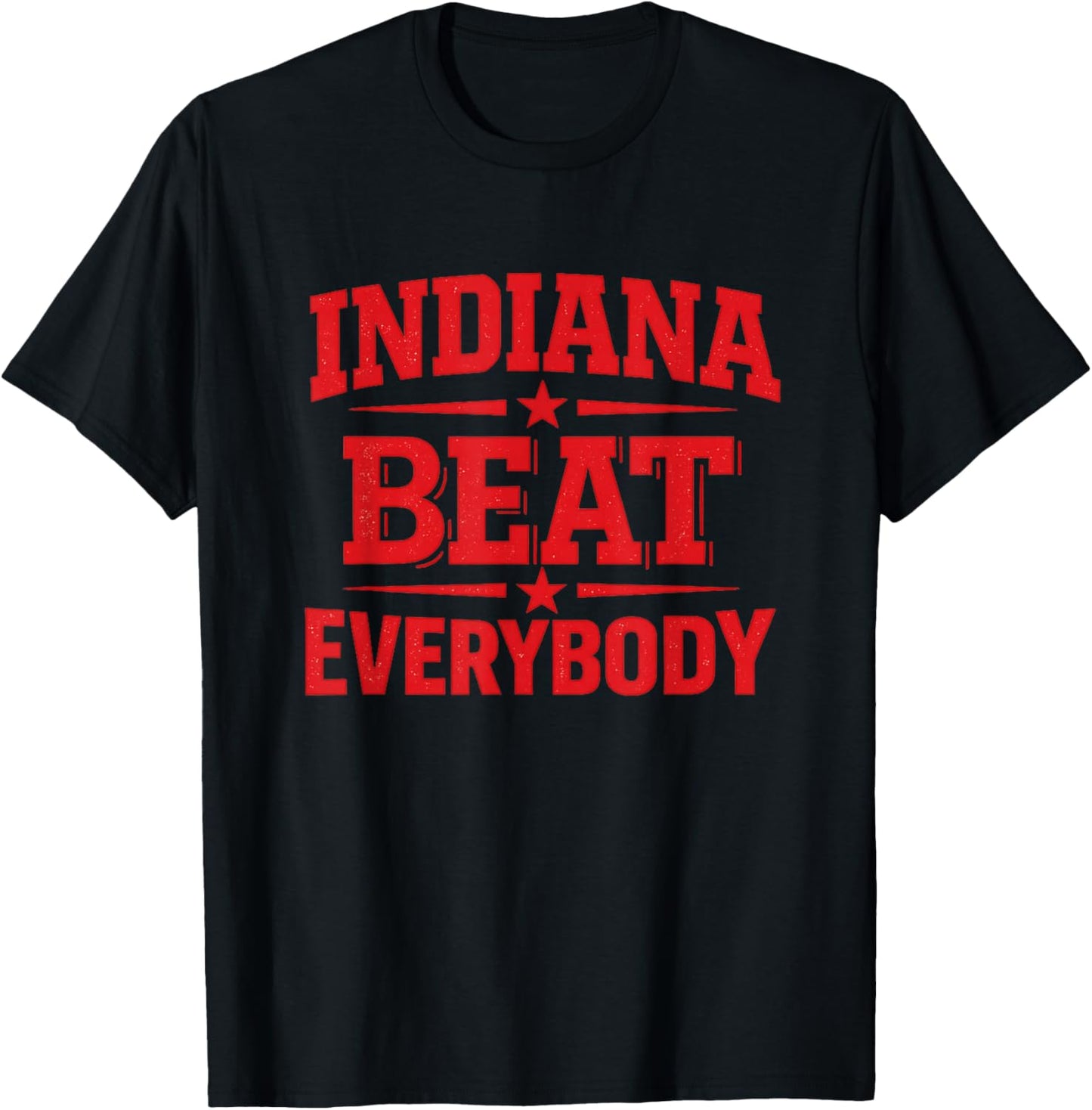 Indiana Beat Everybody Shirt Women T-Shirt - T-Shirt | Black