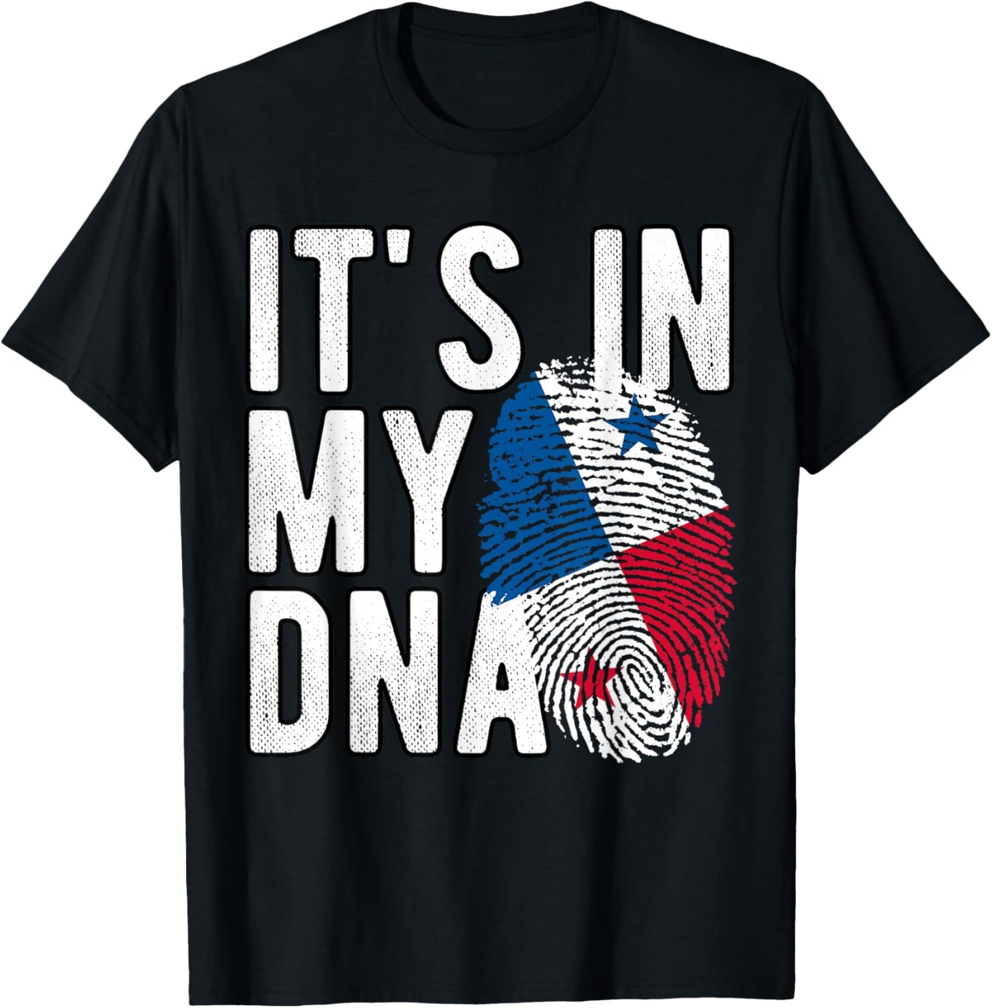 It's in My DNA Panamanian National Flag Panama Fan Heritage T-Shirt - T-Shirt | Black