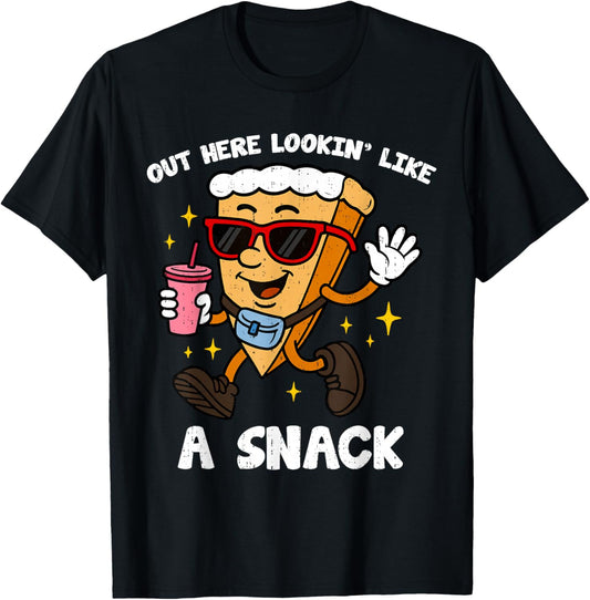 Pumpkin Pie Lookin Like Snack Funny Thanksgiving Boys Girls T-Shirt - T-Shirt | Black