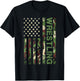 Wrestling Patriotic American US Flag Camo Wrestler T-Shirt - T-Shirt | Black