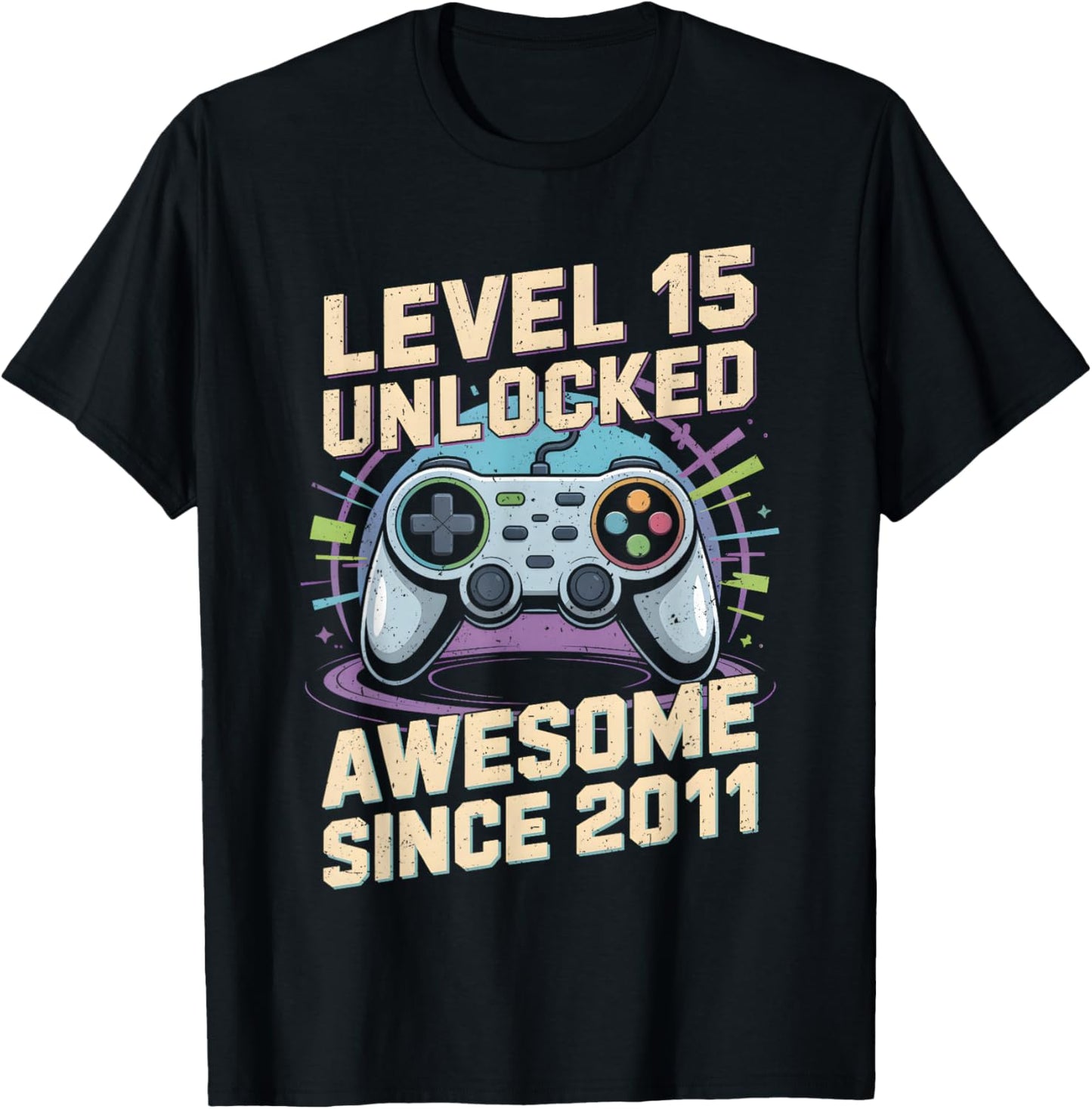 15 Year Old Bday Decorations Son Boy 15yr 2011 15th Birthday T-Shirt - T-Shirt | Black