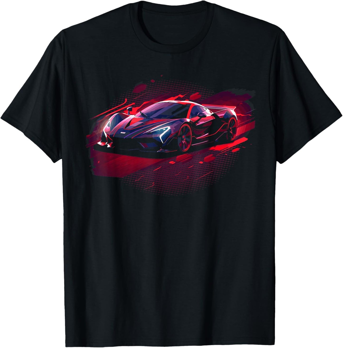 Supercar Sports Car T-Shirt - T-Shirt | Black