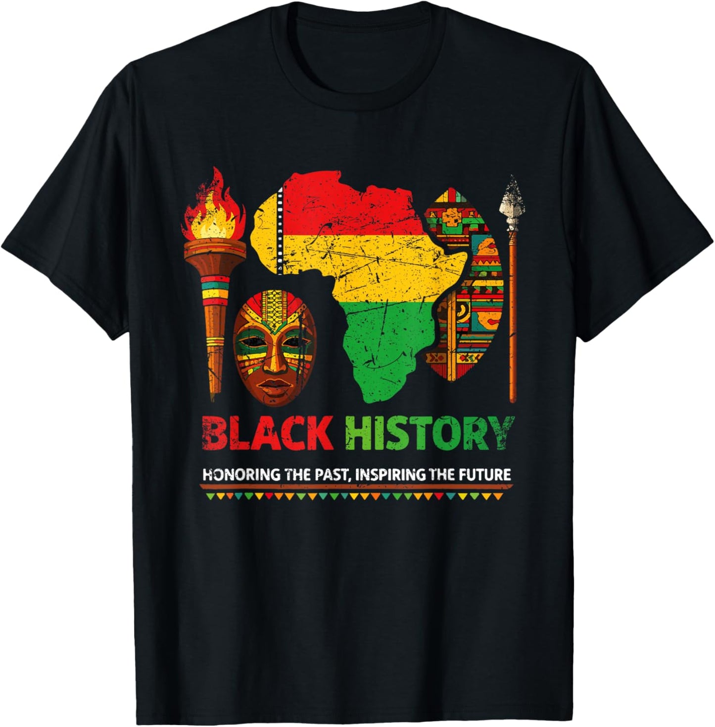 Black History Month African Culture Pride Heritage Design T-Shirt - T-Shirt | Black