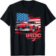 1980's IROC Z American Flag Patriotic Muscle Car Z28 T-Shirt - T-Shirt | Black