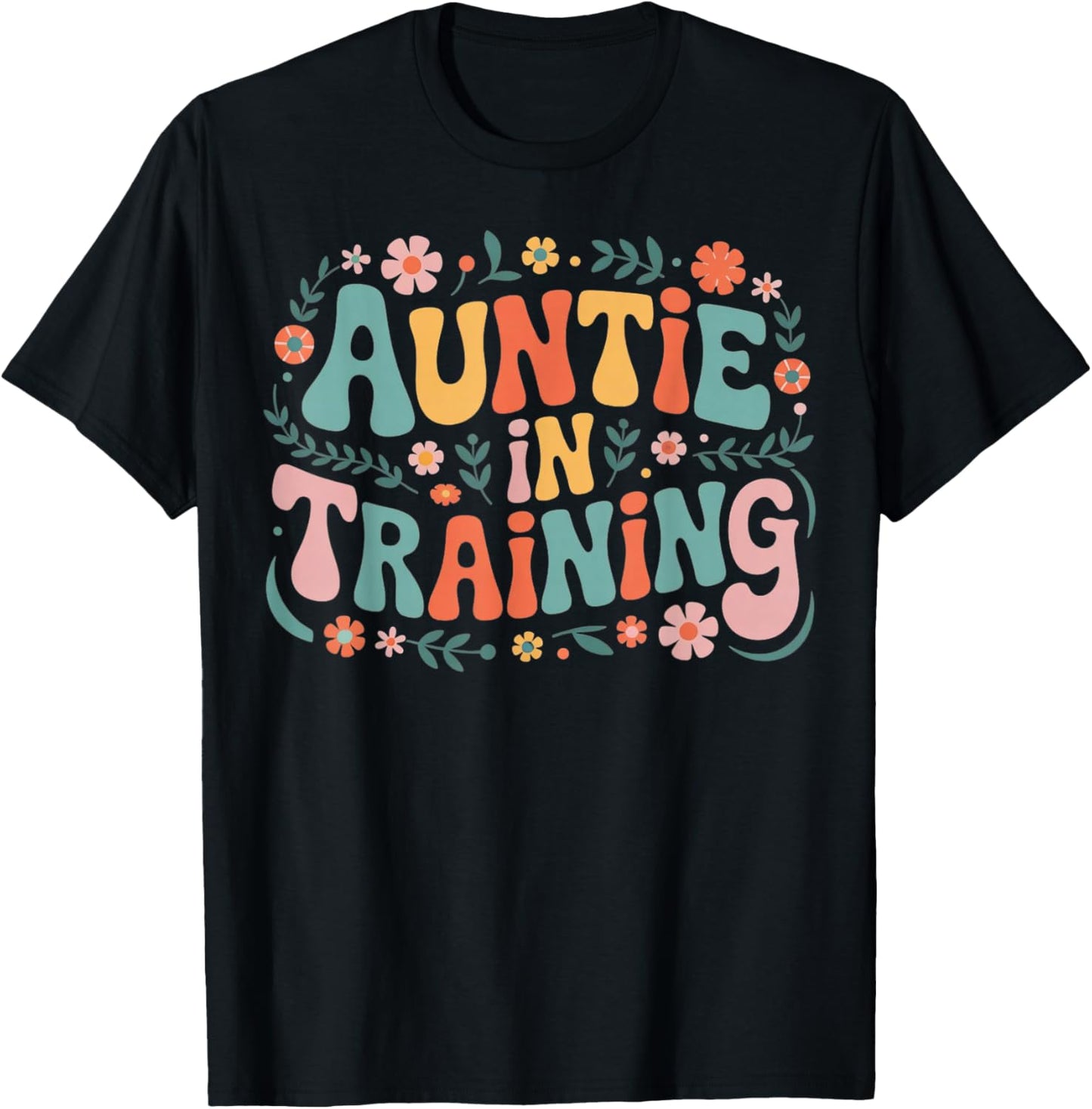 Auntie in Training Aunt Shirt for Hospital Labor Nephew T-Shirt - T-Shirt | Black