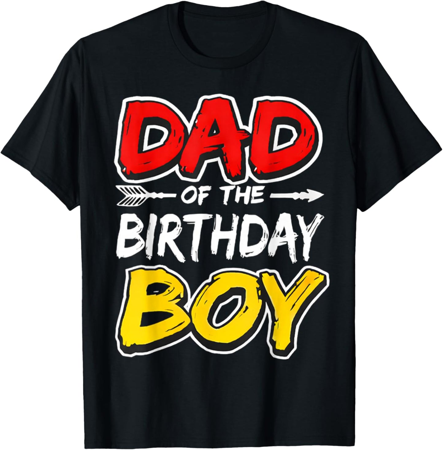 Dad of The Birthday boy Matching Family Party T-Shirt - T-Shirt | Black