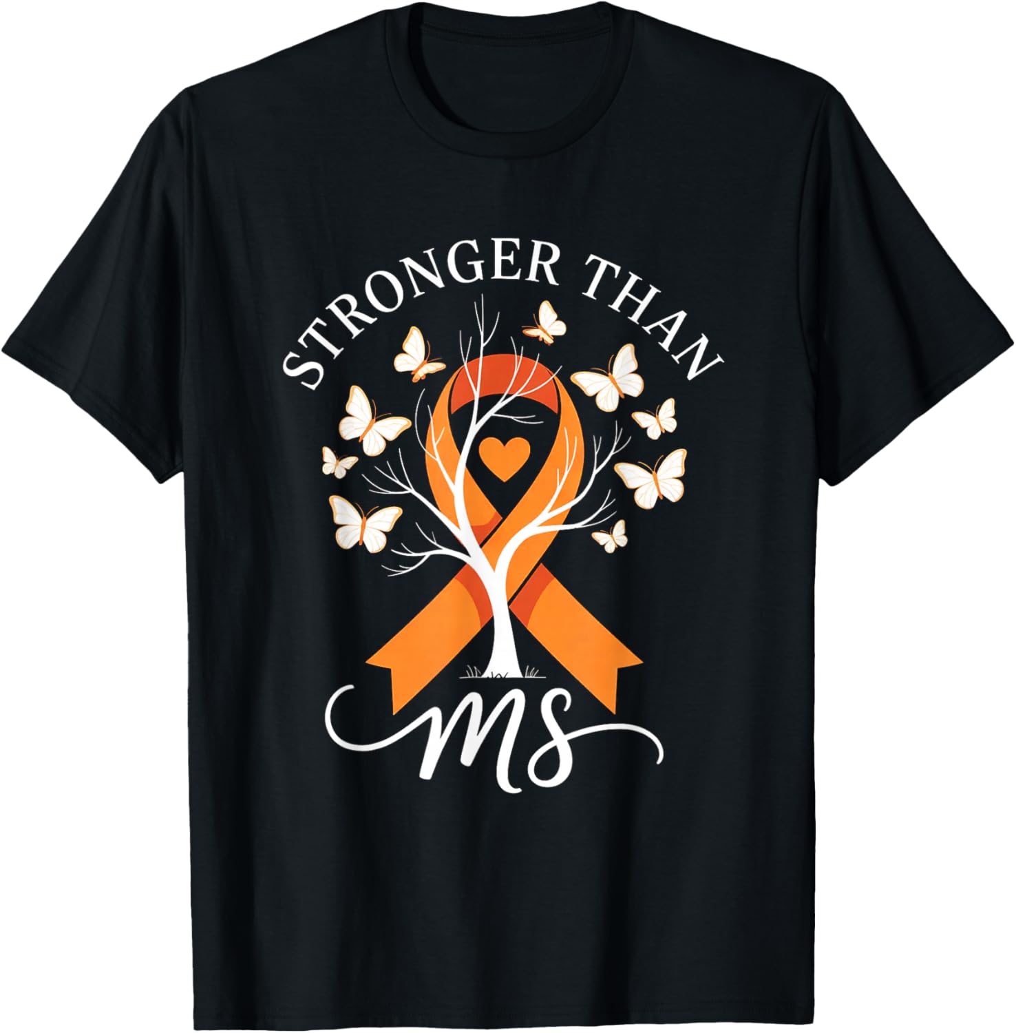 MS Warrior , Women, Multiple Sclerosis Awareness T-Shirt - T-Shirt | Black