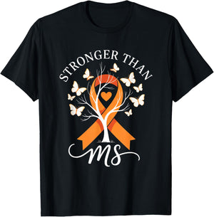 MS Warrior , Women, Multiple Sclerosis Awareness T-Shirt - T-Shirt | Black