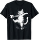 Soccer Cat, for Kids & Boys | Soccer Ball, Soccer T-Shirt - T-Shirt | Black