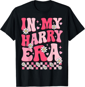 Vintage in My Harry Era Retro Gift Men Women Kids T-Shirt - T-Shirt | Black
