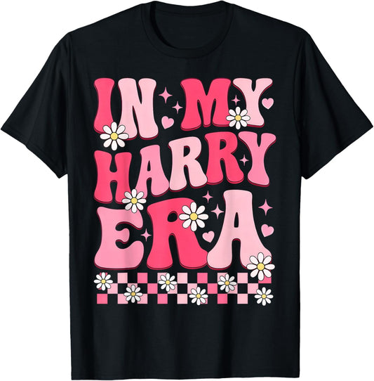 Vintage in My Harry Era Retro Gift Men Women Kids T-Shirt - T-Shirt | Black