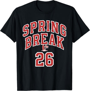 Spring Break 26 College Party Beach Vacation Student Trip T-Shirt - T-Shirt | Black