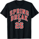 Spring Break 26 College Party Beach Vacation Student Trip T-Shirt - T-Shirt | Black