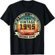 81st Birthday Gift 81 Years of Being Epic 81 Years Old T-Shirt - T-Shirt | Black