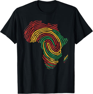It's in My DNA Pan African Fingerprint Black History Life T-Shirt - T-Shirt | Black