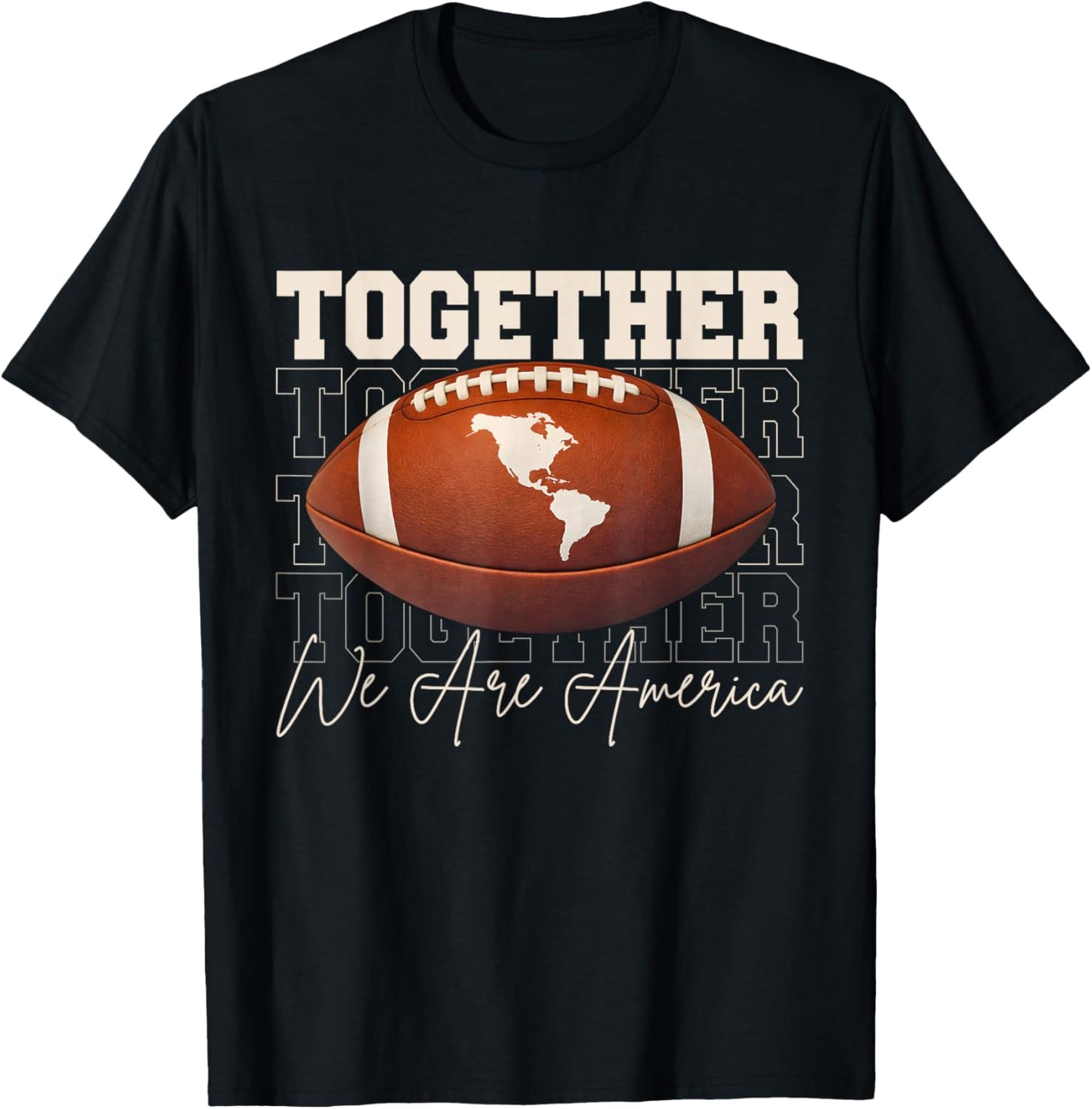 Together We are America T-Shirt - T-Shirt | Black