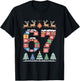 Christmas 67 Funny Xmas Six Seven Ugly Sweater 6-7 T-Shirt - T-Shirt | Black