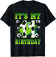 It's My 11th Birthday Soccer Party 11 Year Old Boy Bday T-Shirt - T-Shirt | Black