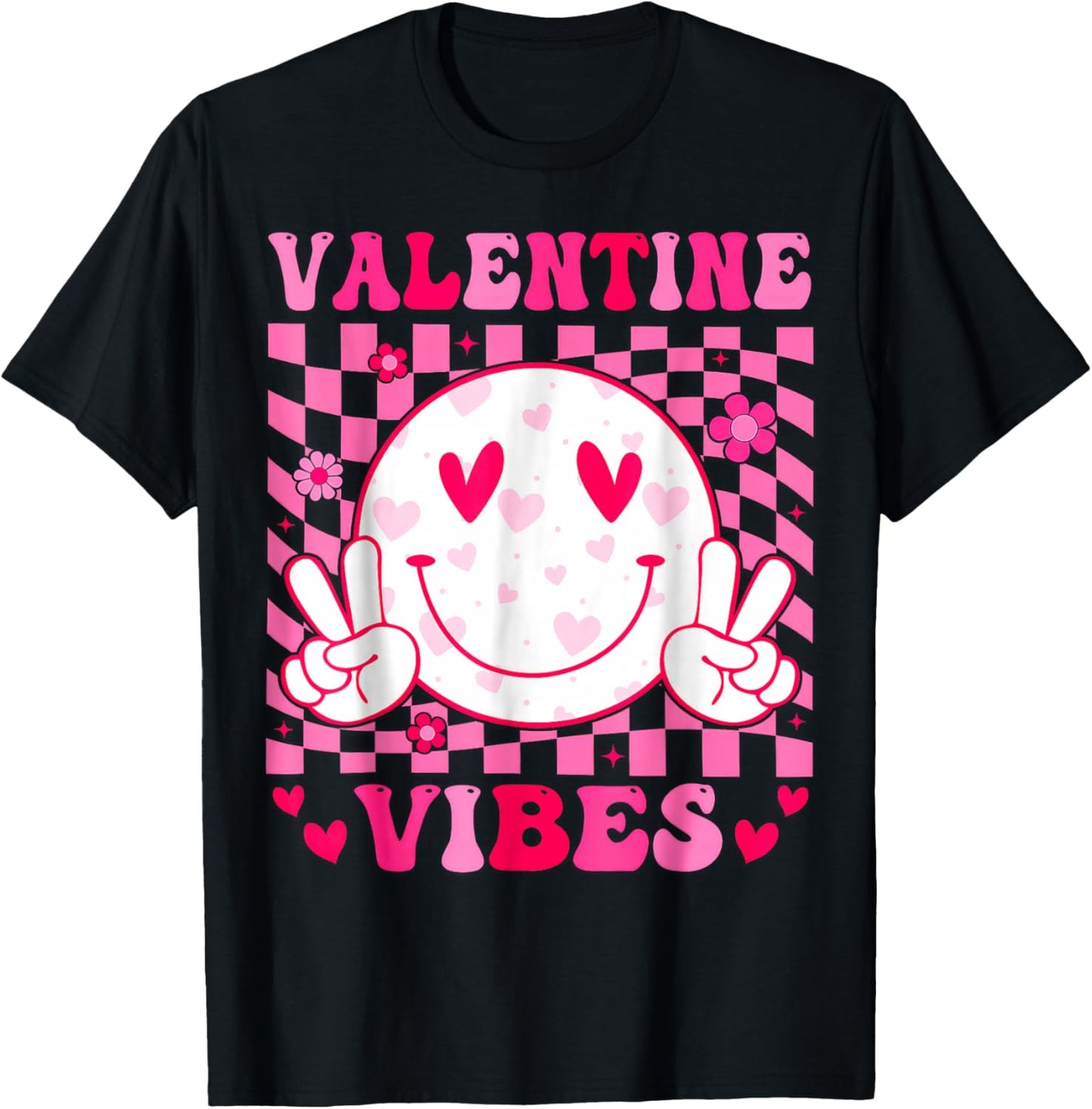 Valentine Vibes T-Shirt - T-Shirt | Black