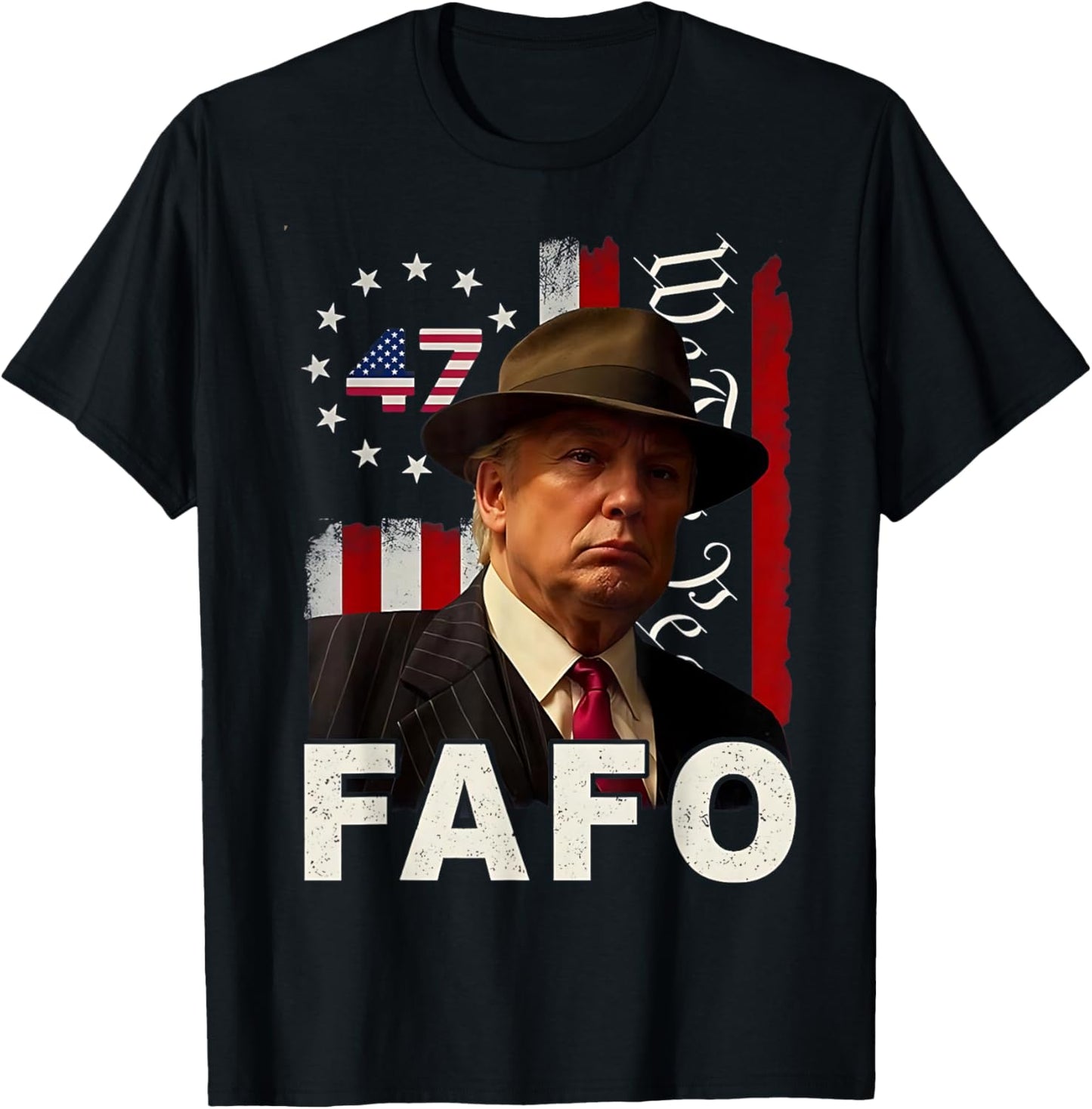 Funny Fafo Trump Fafo American USA Women T-Shirt - T-Shirt | Black