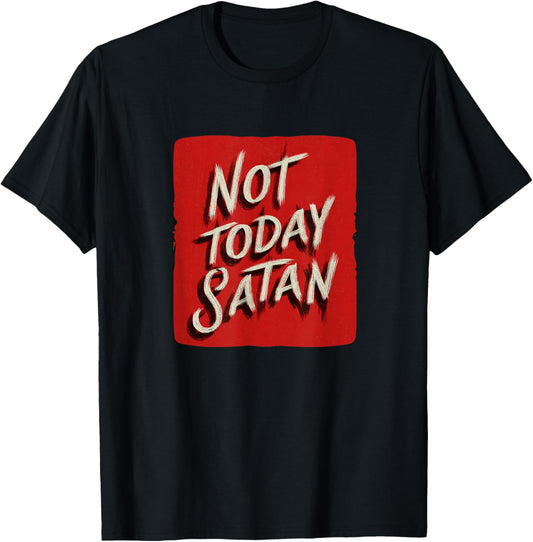 Pretty Not Today, Satan Statement Costume T-Shirt - T-Shirt | Black