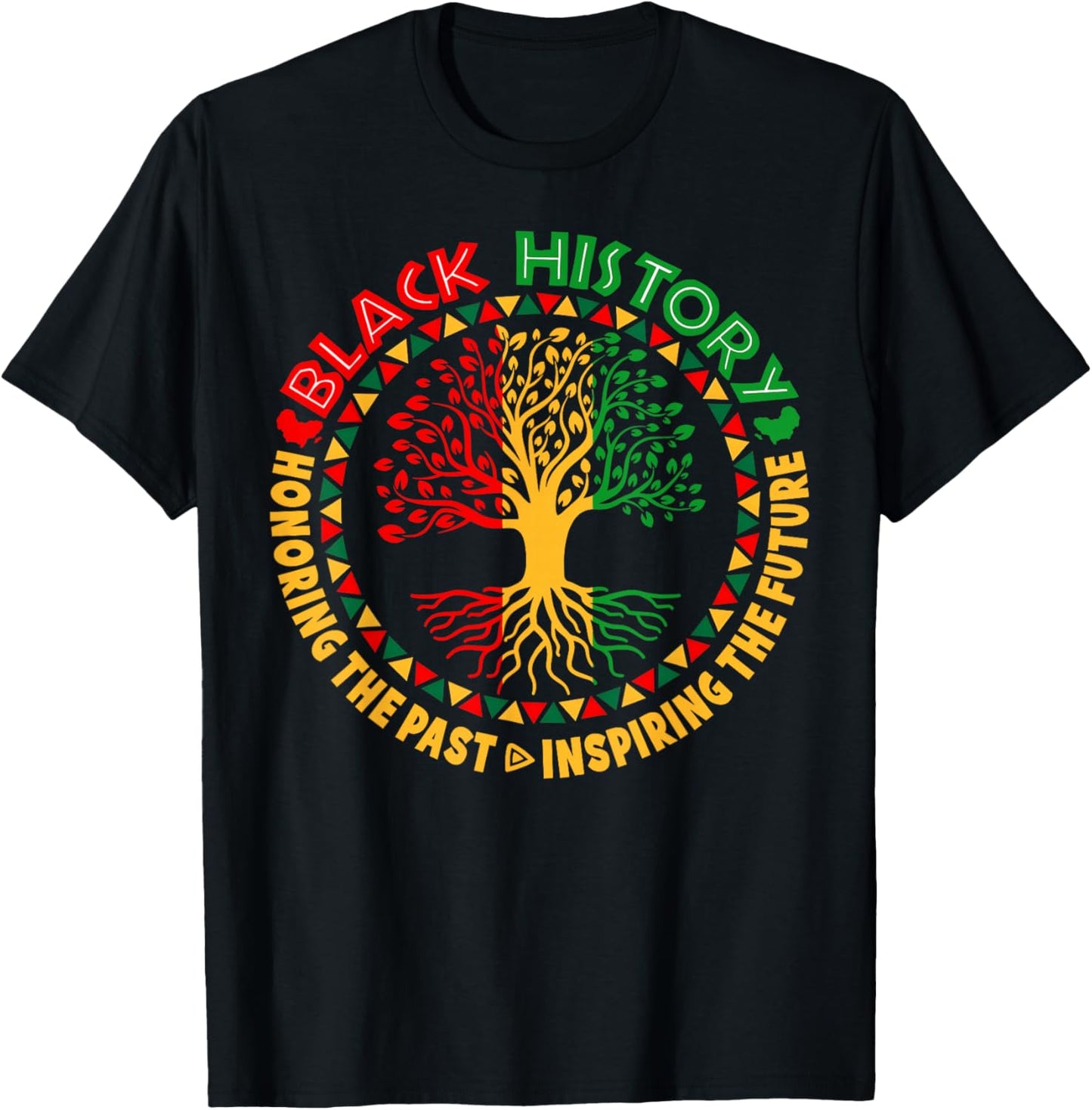 Honoring Past Inspiring Future Black History Men Women Kid T-Shirt - T-Shirt | Black
