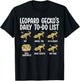 to Do List Leopard Gecko Owner Leopard Gecko Lover T-Shirt - T-Shirt | Black