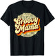 Funky Retro Disco Ball 70s Groovy Mama Party T-Shirt - T-Shirt | Black