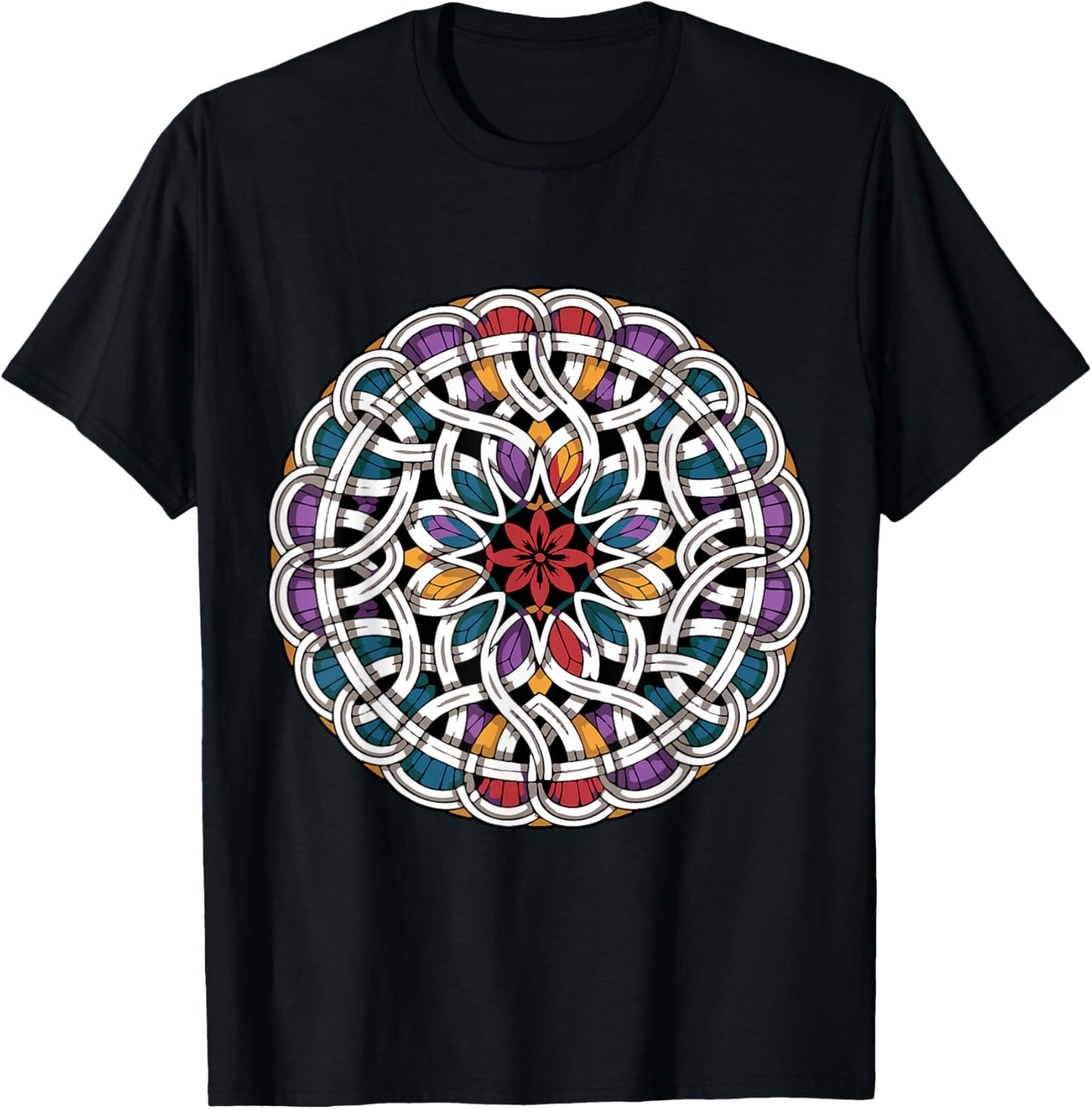 Mystic Mandala Beltane Blessings May Day Celebrations Pagan T-Shirt - T-Shirt | Black