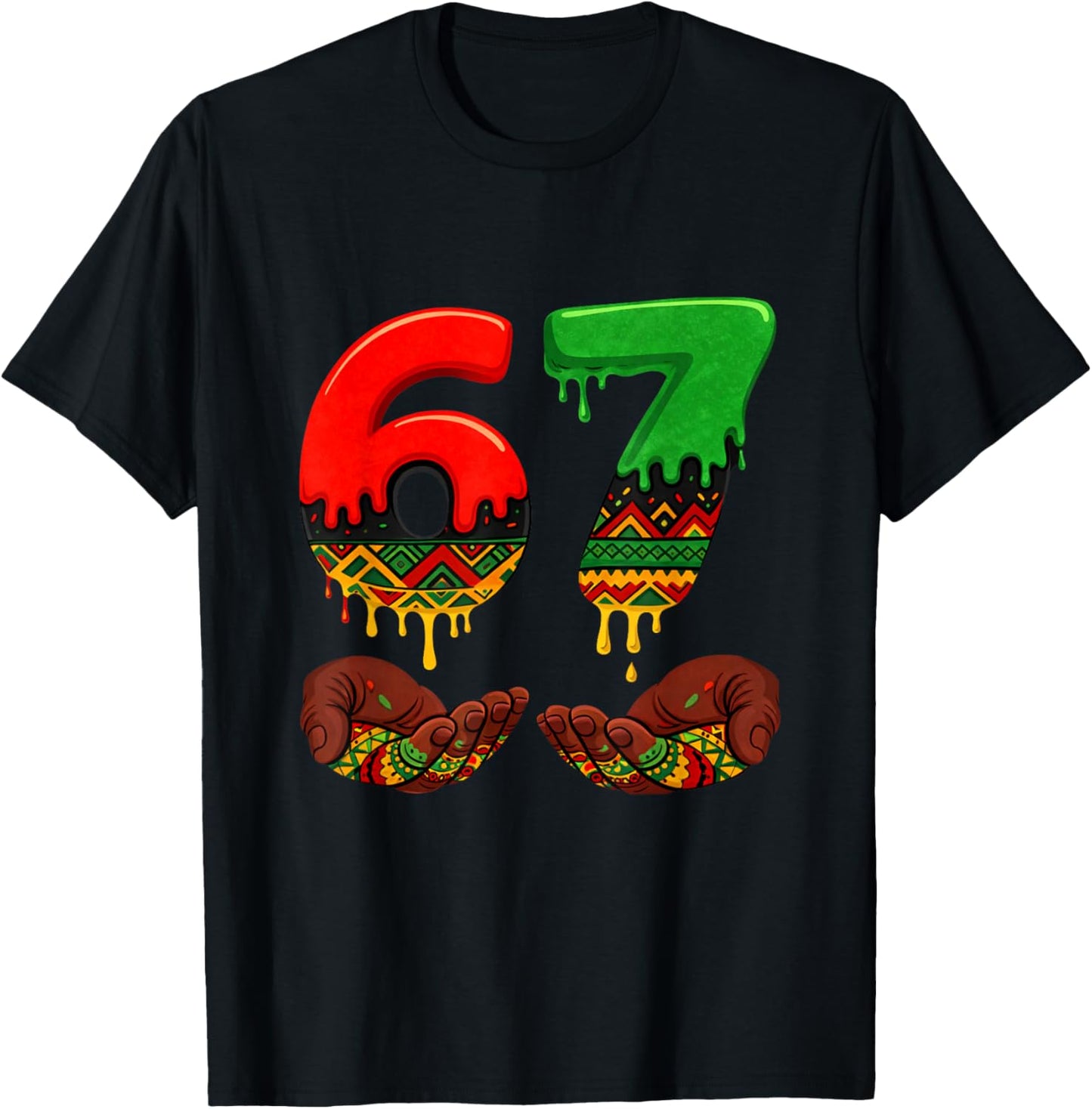 67 Black History Month Six Seven African American Kids Boys T-Shirt - T-Shirt | Black