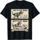 Funny Let's Eat Kids Punctuation Saves Lives Grammar T-Shirt - T-Shirt | Black