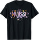 Halloween Nurse Spooky Season Groovy Cute Women T-Shirt - T-Shirt | Black